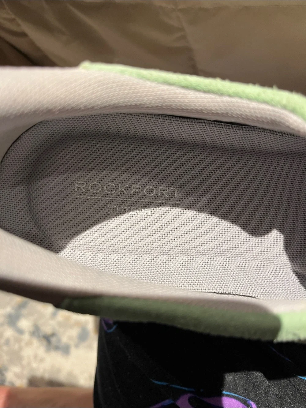 Rockport Men's Slip-On Suede Loafers in Sage Green size 10 1/2 New without Box